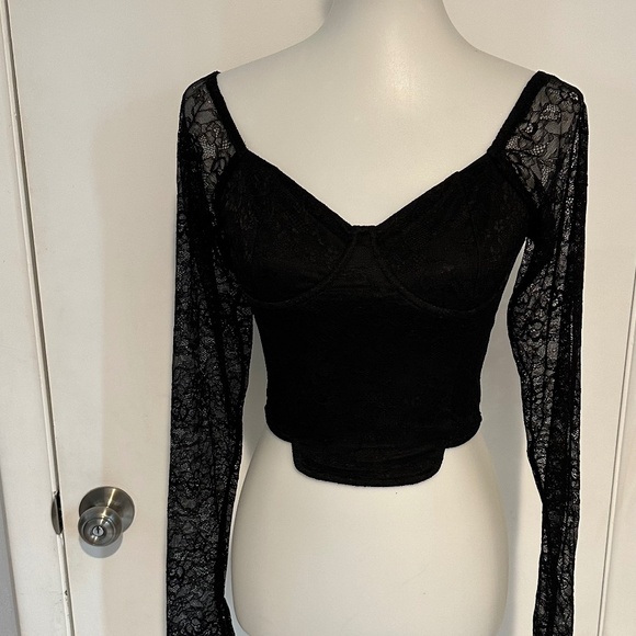 PRINCESS POLLY‎ Purnell  Lace Top Black - Size 4 - NEW With Tags - In Bags. - Picture 1 of 16